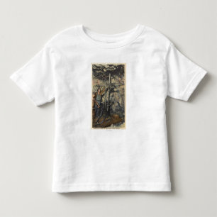 Butte, Montana - Untergrund-Bohrung im Kupfer Kleinkind T-shirt
