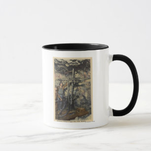 Butte, Montana - Untergrund-Bohrung im Kupfer Tasse