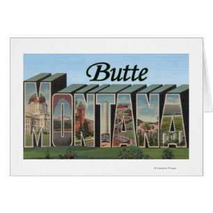 Butte, MontanaGroße BuchstabenszenenButte, MT