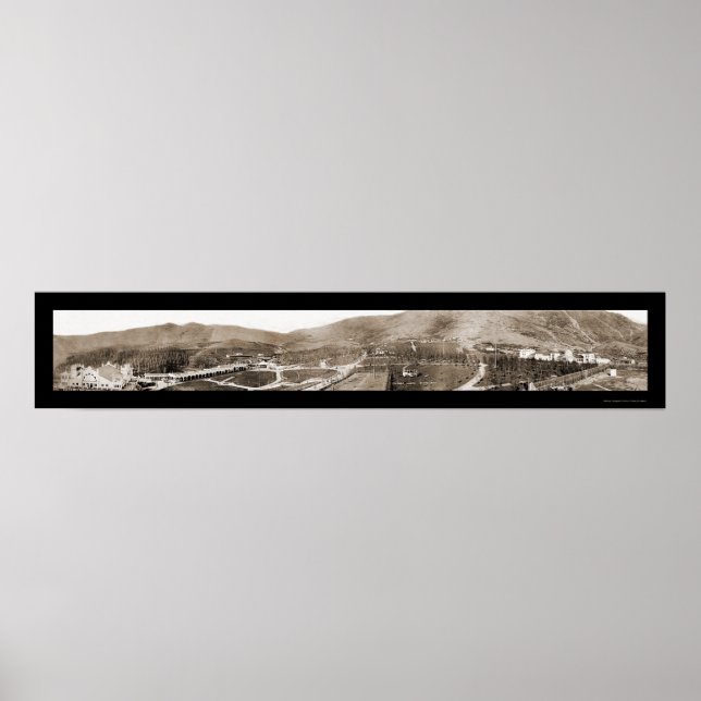 Butte MT Gardens Foto 1914 Poster (Vorne)