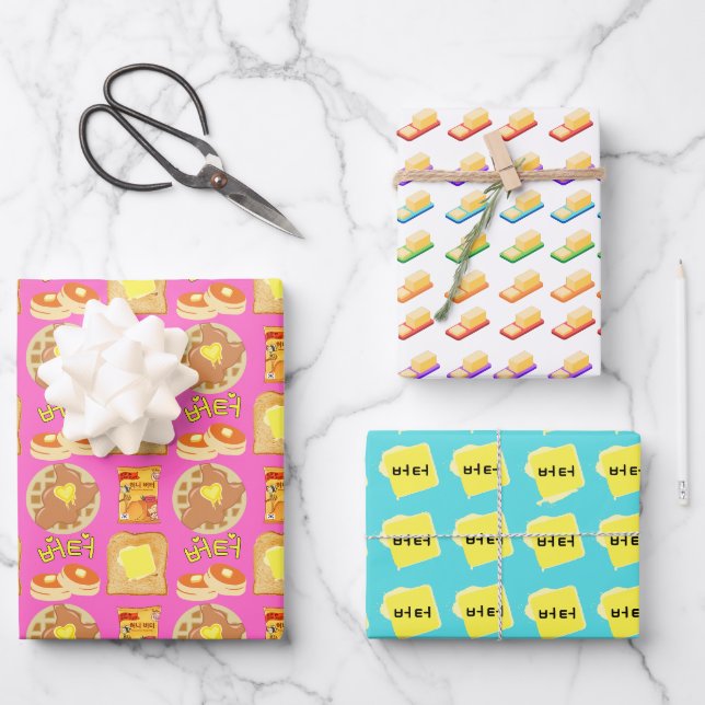 BUTTER 버 터 (Koreanisch) Geschenkpapier Set (Vorderseite)