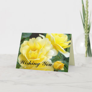 Butter Creme Rose Geburtstag Karte