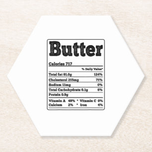 Butter Fakten Zutaten Funny Feinschmeckers Thanksg Untersetzer