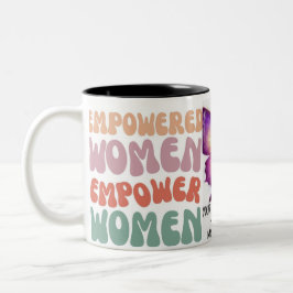 BUTTER FLY AND EMPOWER FRAUEN DISIGN AUF Tasse