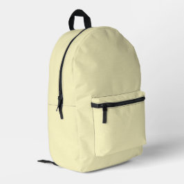 Butter Gelbe Farbe Bedruckter Rucksack