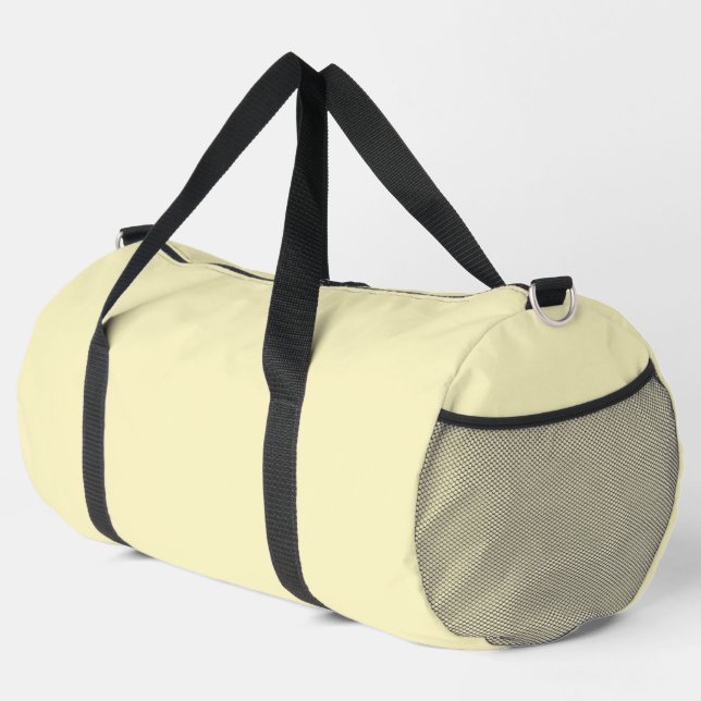 Butter Gelbe Farbe Duffle Bag (Rechte Ecke)