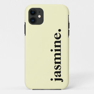 Butter Gelbe Farbe Eleganter Name Case-Mate iPhone Hülle