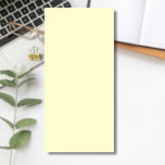 Butter Gelbe Farbe | Klassisches Elegant Magnetischer Notizblock<br><div class="desc">Butter Gelbe Farbe | Classic | elegant | Trendy | Stilvoll | Geschenk</div>