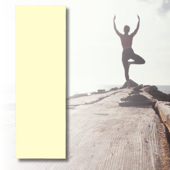 Butter Gelbe Farbe | Klassisches Elegant Yogamatte (Von Creator hochgeladen)