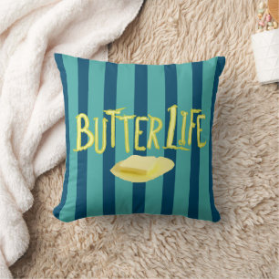 Butter Life Aquamarin Stripes BG Kissen