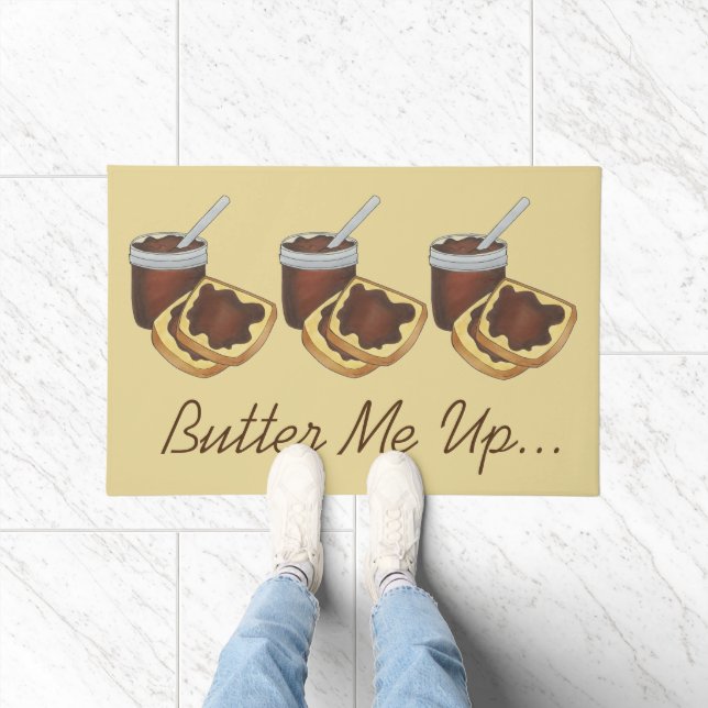 Butter Me Up Funny Pennsylvania Dutch Apple Butter Fußmatte (Indoor)