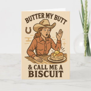 Butter Mein Hintern Karte