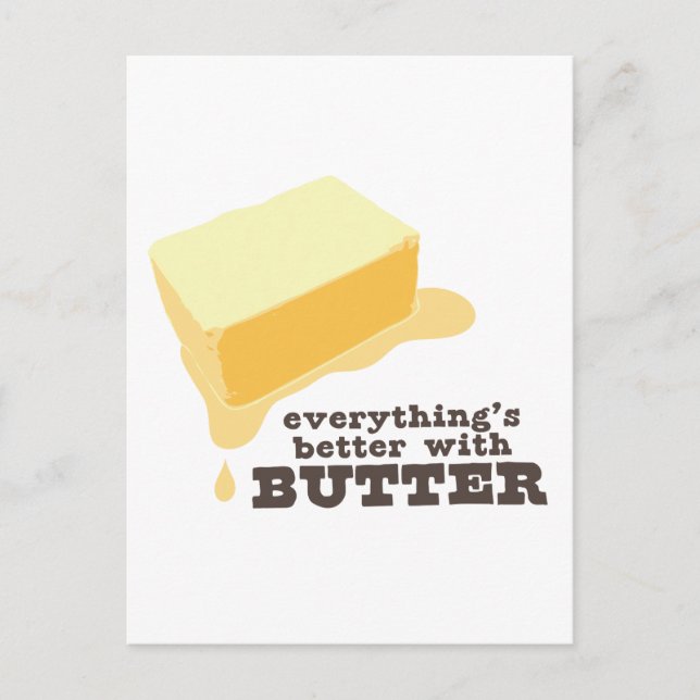 Butter Postkarte (Vorderseite)