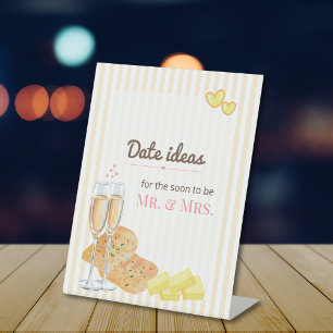 Butter Together Brautparty Datum Ideen Sockelschild