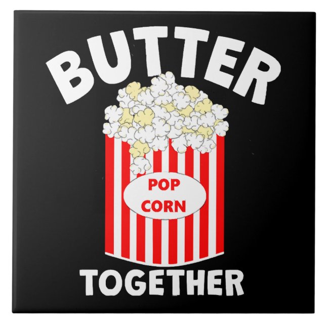 BUTTER Together Movie Popcorn Fliese (Vorderseite)