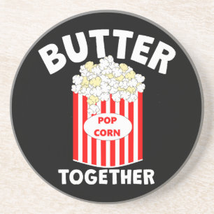 BUTTER Together Movie Popcorn Getränkeuntersetzer