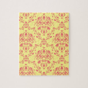 Butter und Cranberry Damask