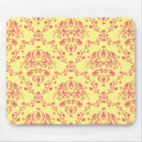 Butter und Cranberry Damask