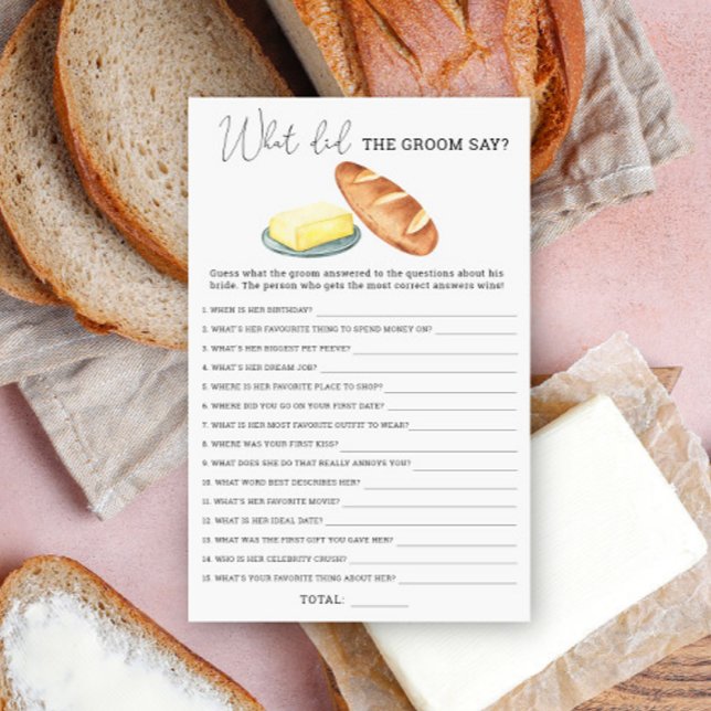 Butter - Was hat der Bräutigam zu Brautspiel gesag (Von Creator hochgeladen)