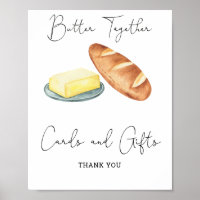 Butter Zusammen Brautparty - Karten und Geschenke