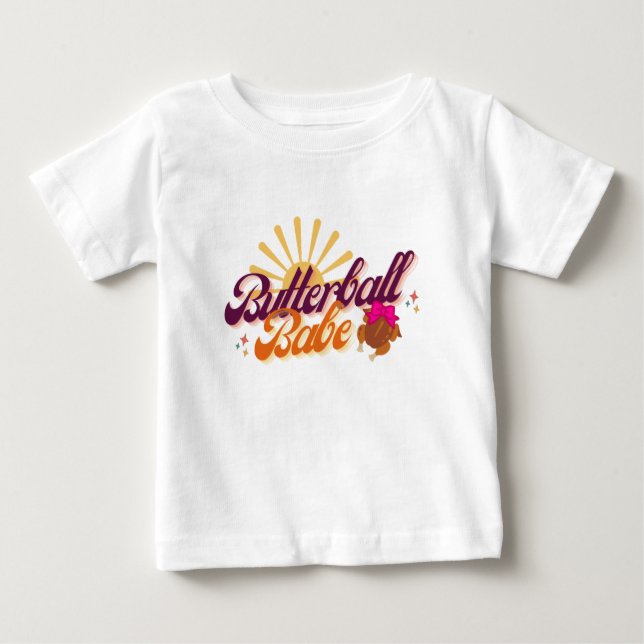 Butterball Babe Girl Kinder T-Shirt (Vorderseite)