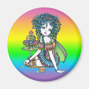 "Butterblume-" Schalen-Kuchen-Couture-feenhafter Magnet