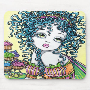 Butterblume-Schnitt-Kuchen-Regenbogen-Fee Mousepad