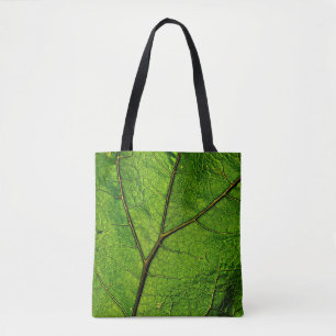 Butterbur Blatt Venen grün Tasche