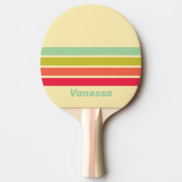 Buttercream Whisper Across Striping with Name Tischtennis Schläger