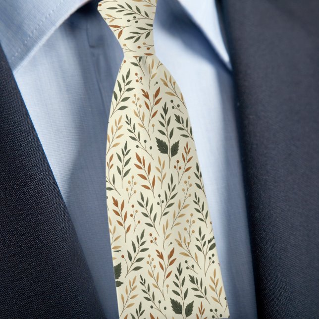 Buttercreme-Blätter Krawatte (Von Creator hochgeladen)