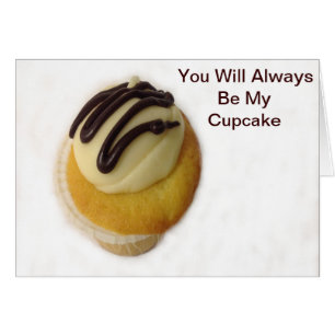Buttercreme Cupcake Grußkarte