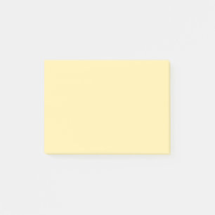 Buttercreme einfarbig post-it klebezettel