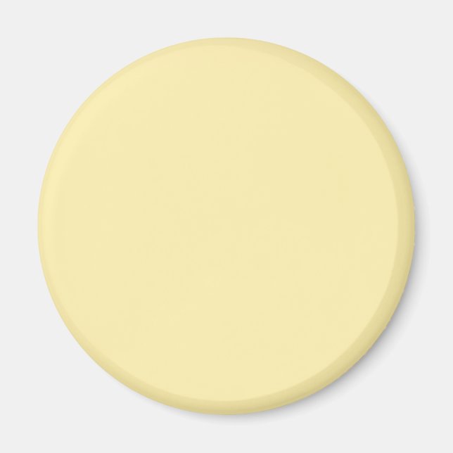 Buttercreme, solide Farbe Magnet (Vorne)