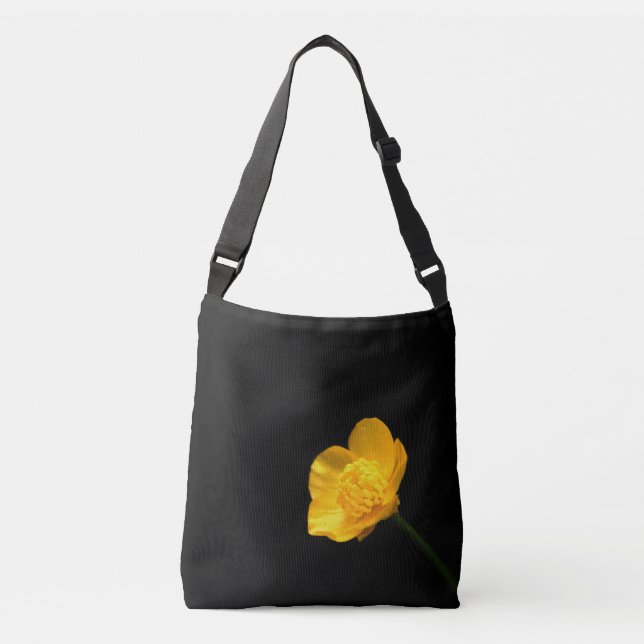 Buttercup-Blume cbcnm Tragetaschen Mit Langen Trägern (Vorderseite)