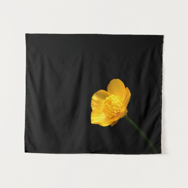 Buttercup Blume wtcna Wandteppich (Vorderseite (Horizontal))