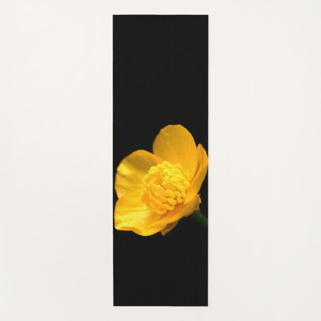 Buttercup-Blume Yogamatte (Vorderseite)