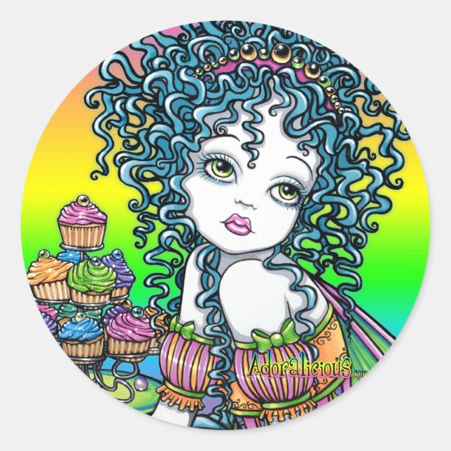 "Buttercup" Cake Couture Fairy Art Stickers (Vorderseite)
