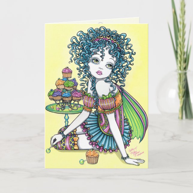 Buttercup Candy Cake Fairy Card Karte (Vorderseite)
