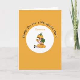 Buttercup Child Whimsical Blume Party Collection Dankeskarte