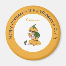 Buttercup Child Whimsical Blume Party Collection Magnet