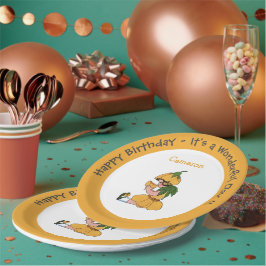 Buttercup Child Whimsical Blume Party Collection Pappteller