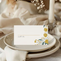 Buttercup Gelbes Gold Moderne Blumenhochzeit