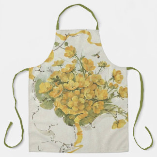 Buttercup Schürze Garten Blume Schürze für Frauen