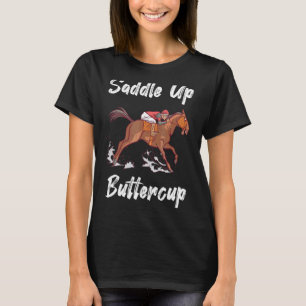 Buttercup Vintages Pferdegalopp für Männer anziehe T-Shirt