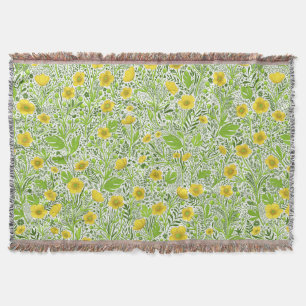 Buttercups auf weiß decke