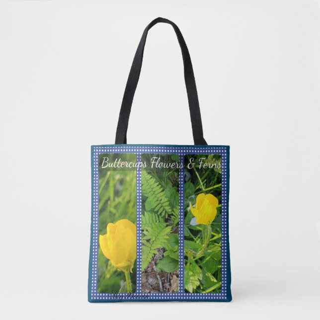 Buttercups, Blume und Ferns Tasche (Vorderseite)