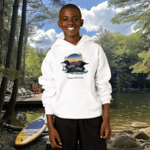 Butterfield Lake-Tauchervögel-Paar Hoodie