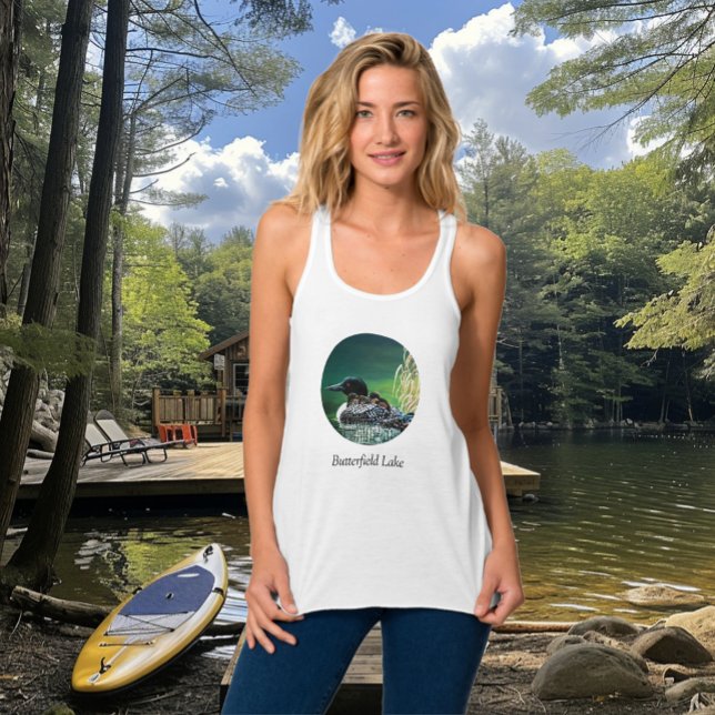 Butterfield Lake White Men Loon Family Tank Top (Von Creator hochgeladen)