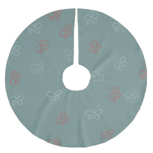 Butterfisch Stars Sage Green Polyester Weihnachtsbaumdecke