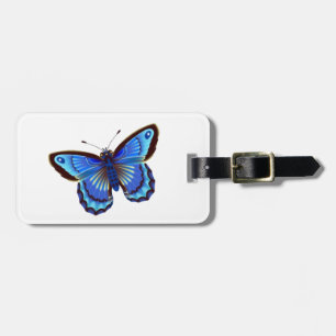 Butterfiy Blau Gepäckanhänger